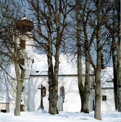 Die Kirche in Český Rudolec (Böhmisch Rudoletz)